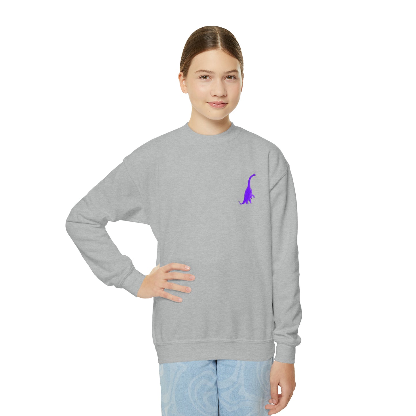 Purple Bronto - Youth Crewneck Sweatshirt