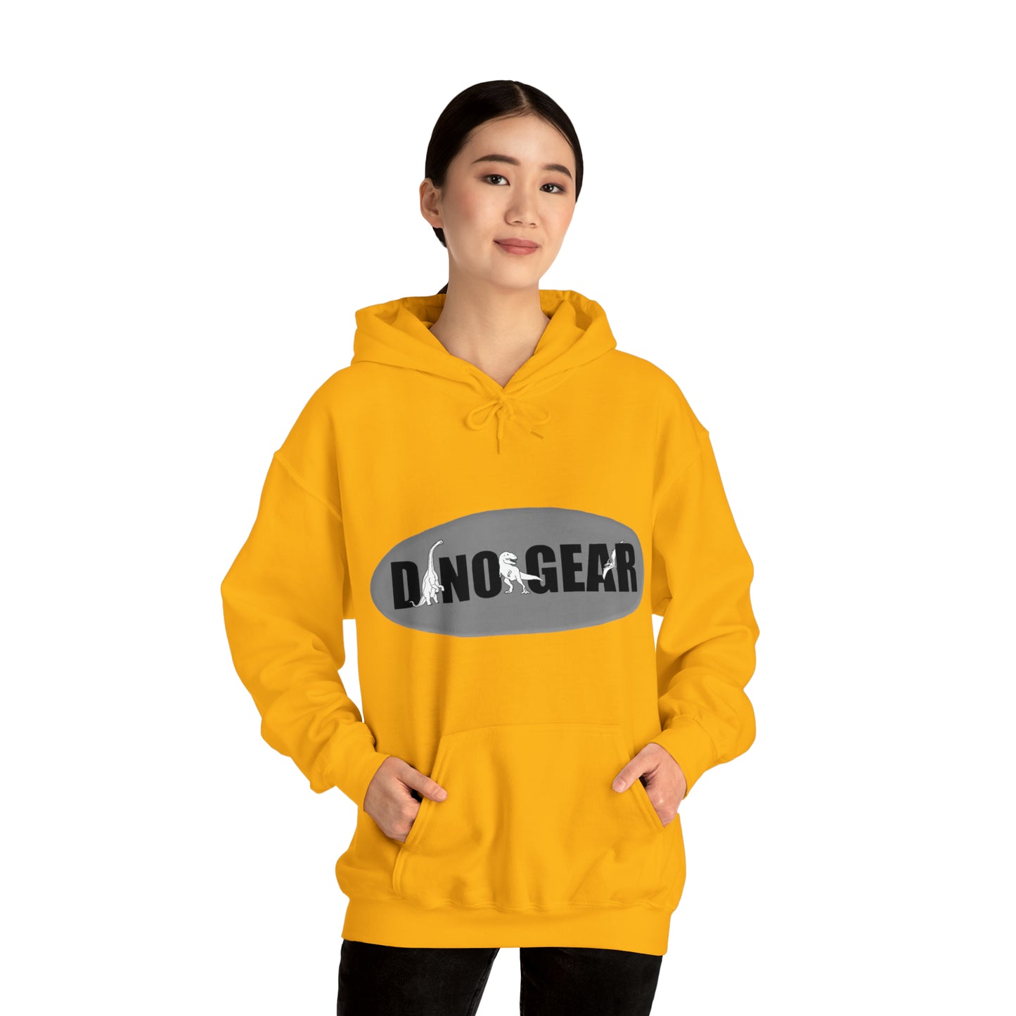Dino-Gear: Groovy Bronto - Unisex Heavy Blend™ Hooded Sweatshirt
