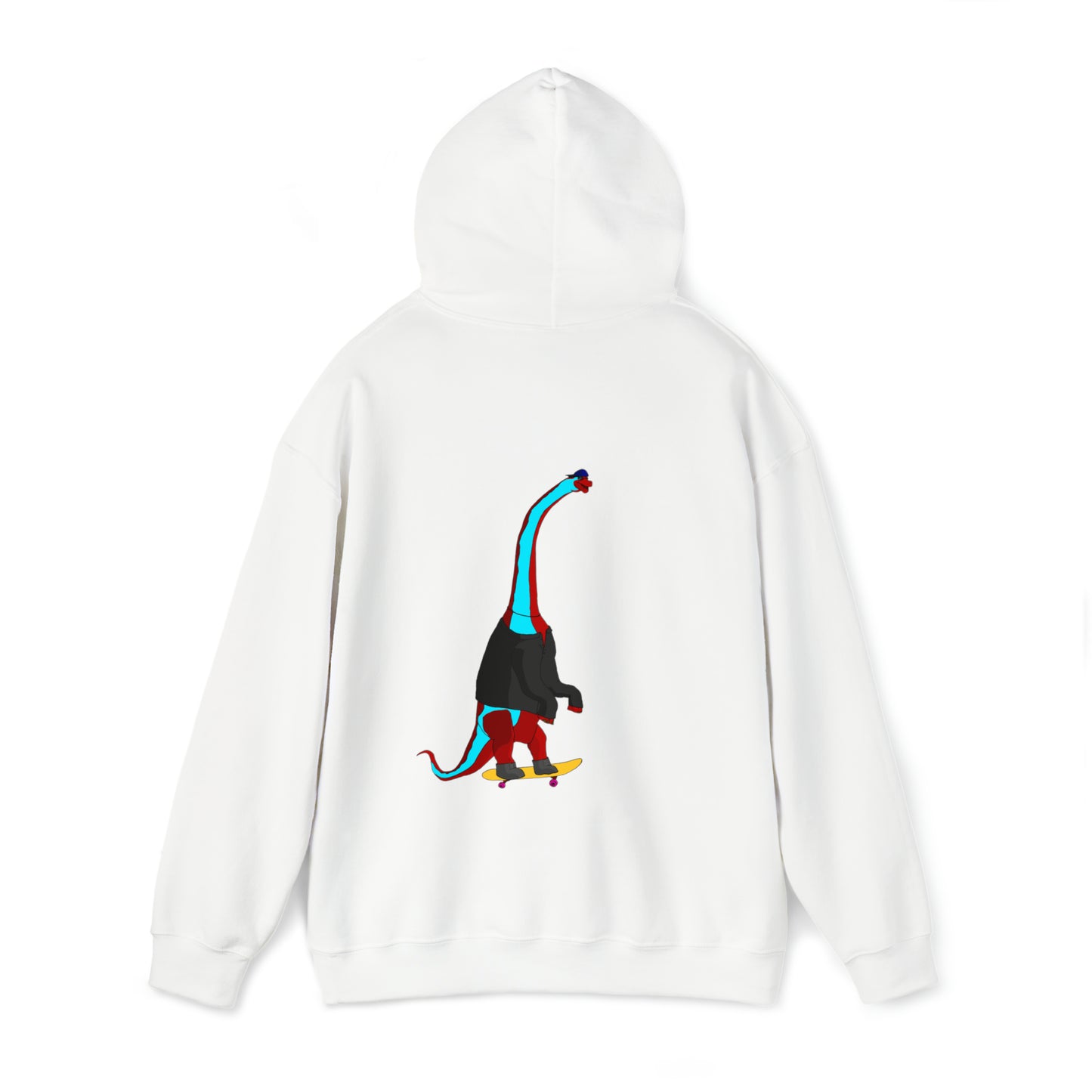 Dino-Gear: Skater Bronto - Unisex Heavy Blend™ Hooded Sweatshirt