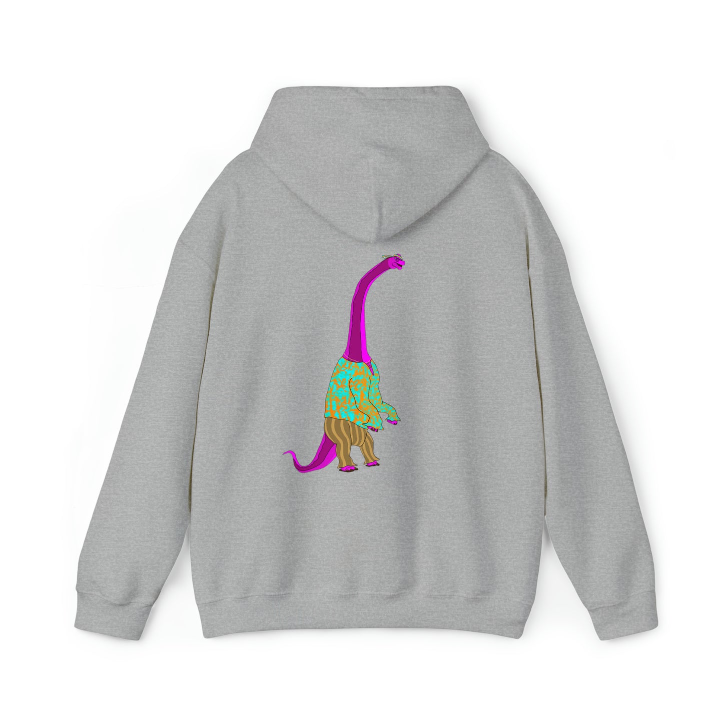 Dino-Gear: Groovy Bronto - Unisex Heavy Blend™ Hooded Sweatshirt