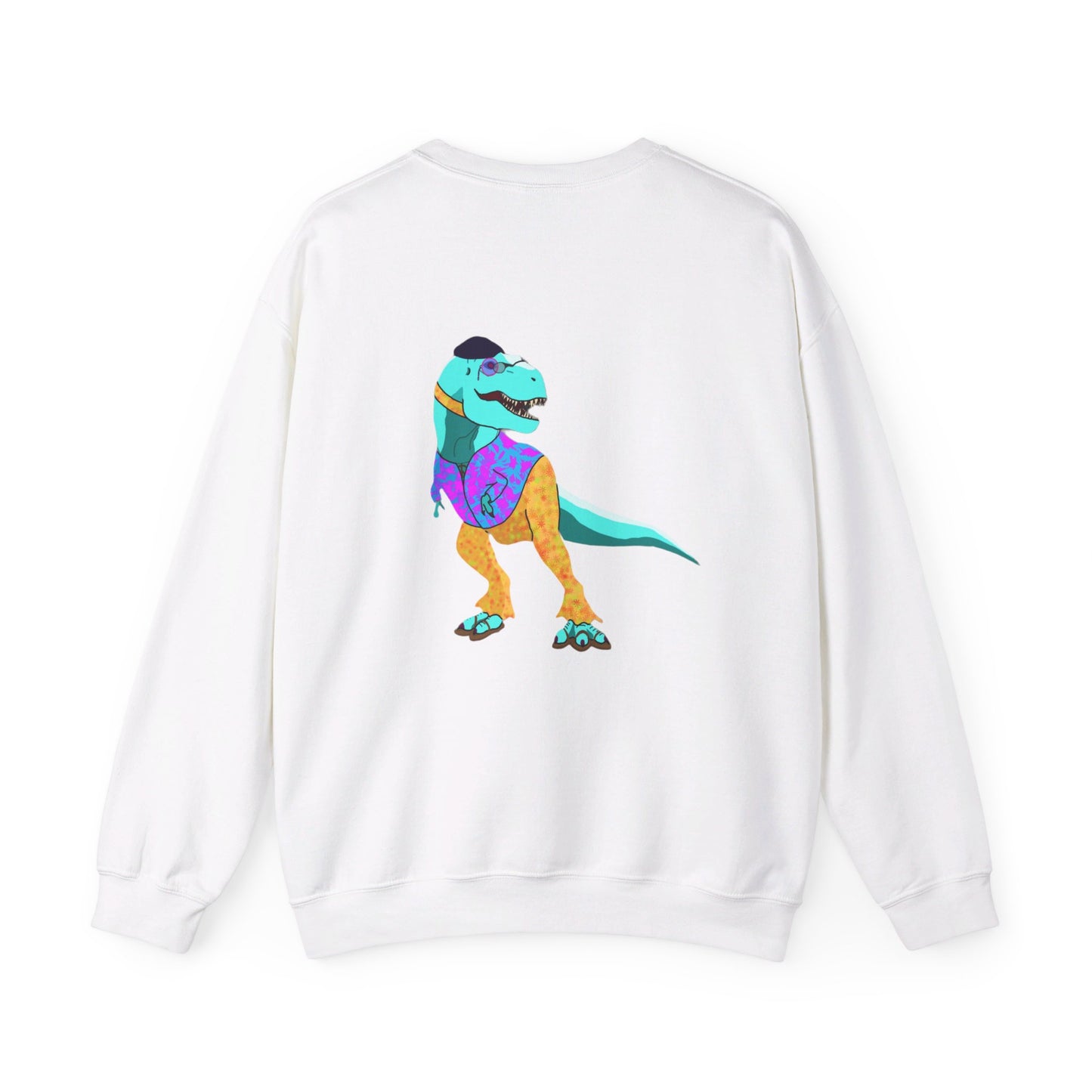 Groovy Rex - Unisex Heavy Blend™ Crewneck Sweatshirt