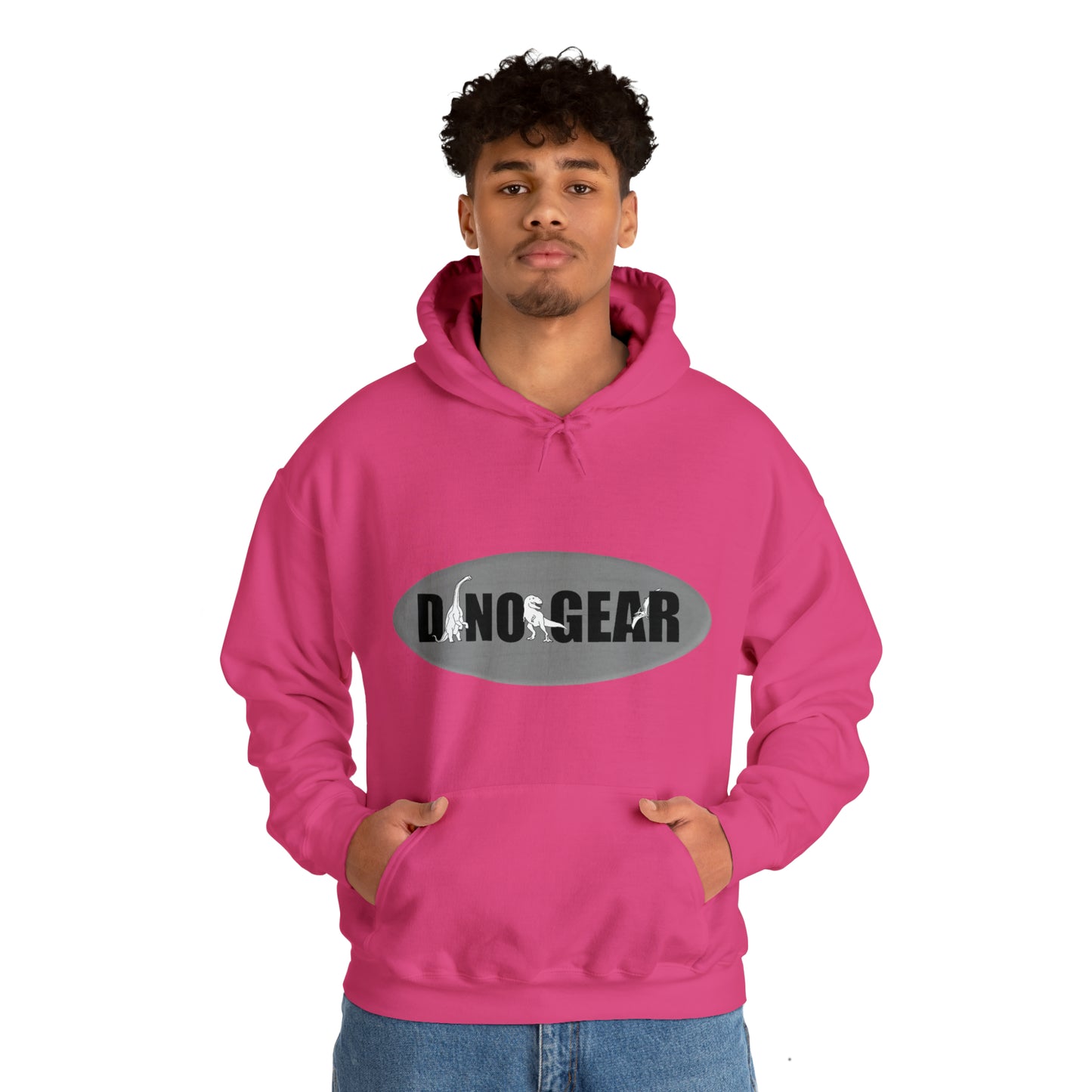 Dino-Gear Logo - Unisex Heavy Blend™ Hooded Sweatshirt