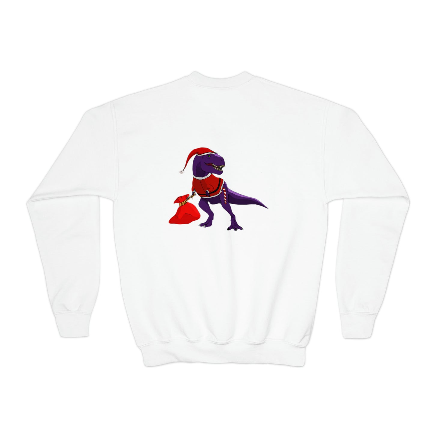 Santa Rex - Youth Crewneck Sweatshirt