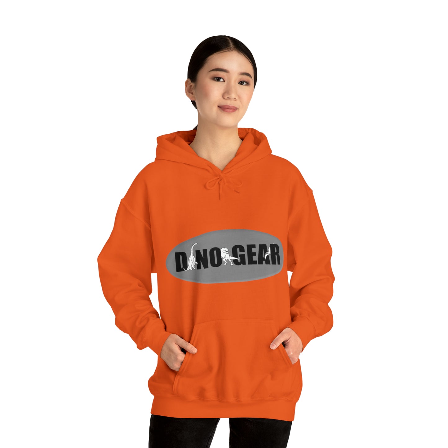 Dino-Gear Logo - Unisex Heavy Blend™ Hooded Sweatshirt