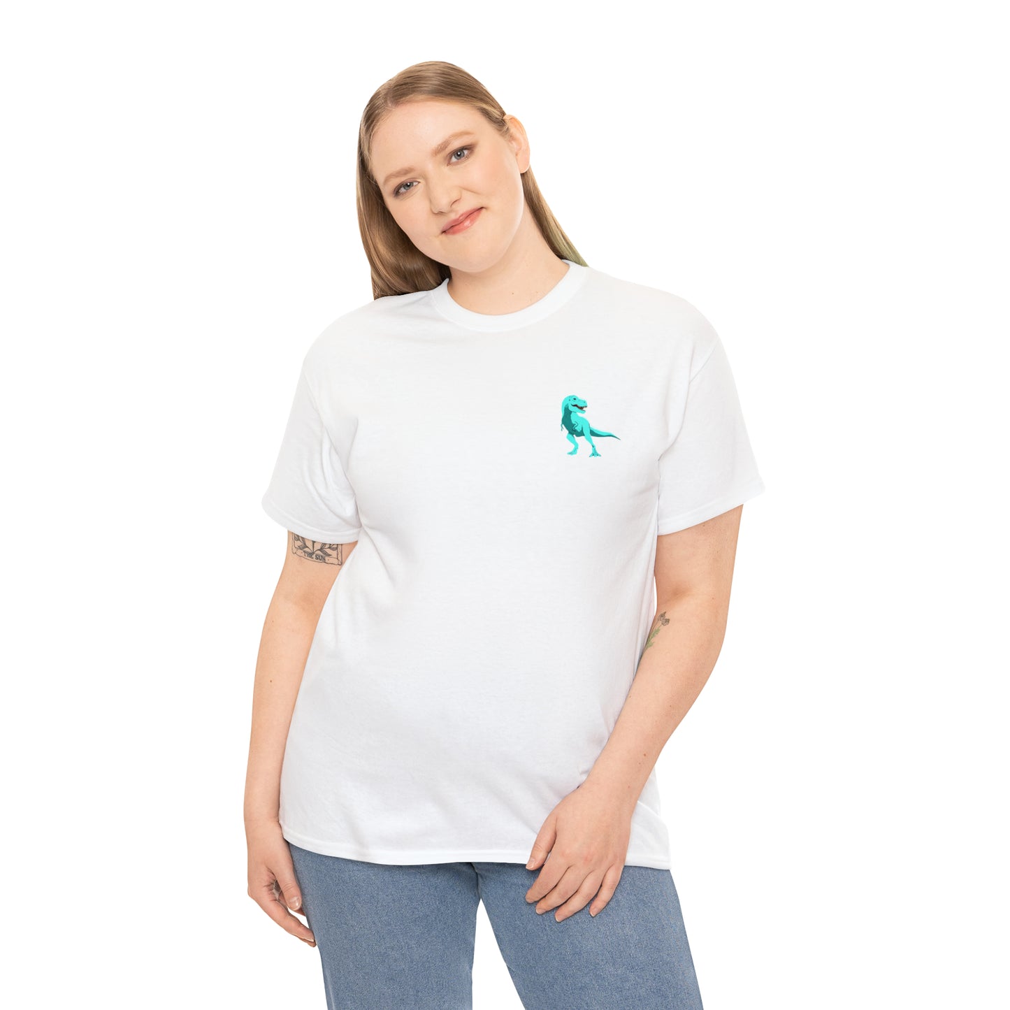 Sky Blue Rex - Unisex Heavy Cotton Tee