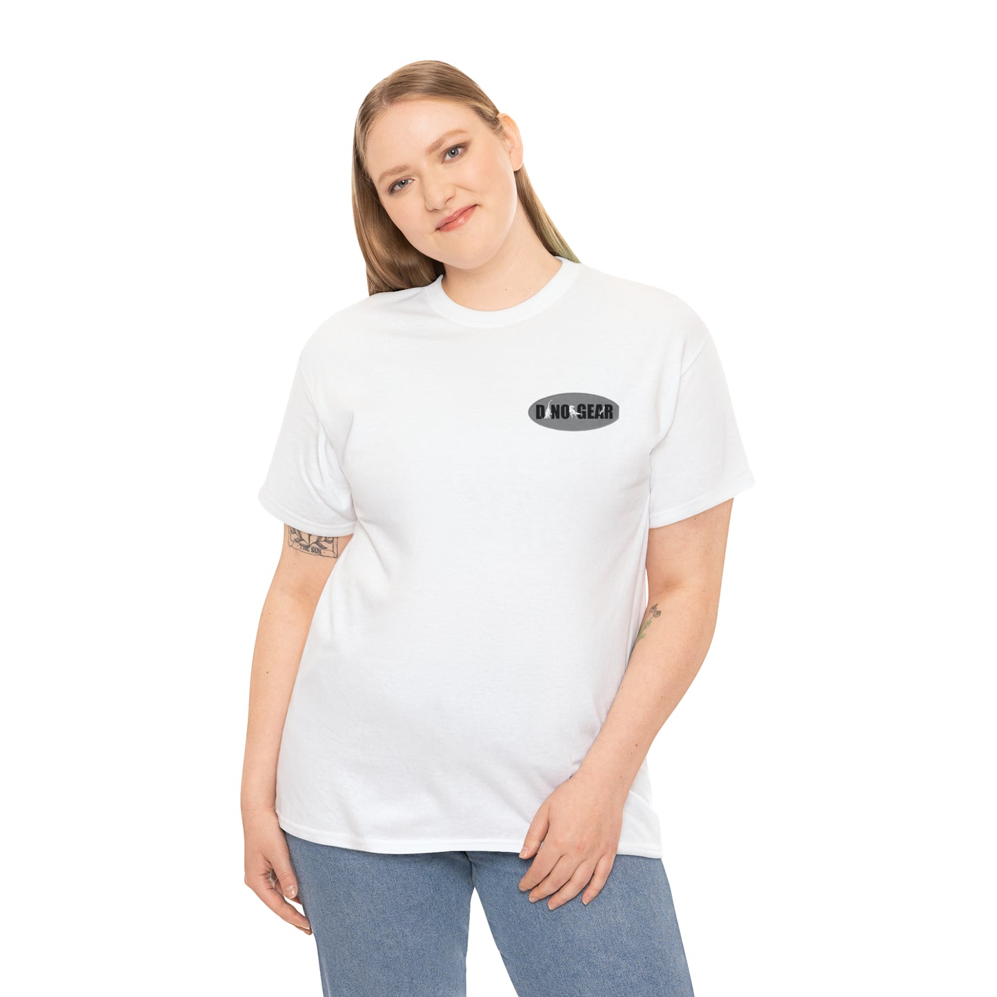 Dino-Gear: Skater Rex - Unisex Heavy Cotton Tee