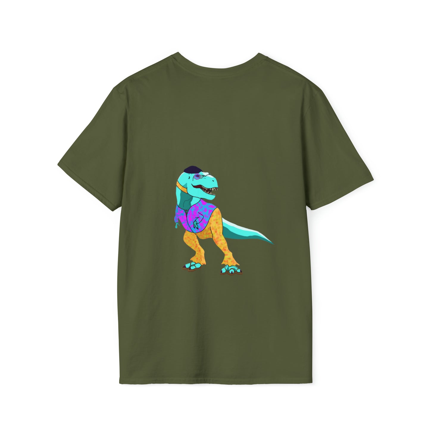 Groovy Rex - Unisex Softstyle T-Shirt