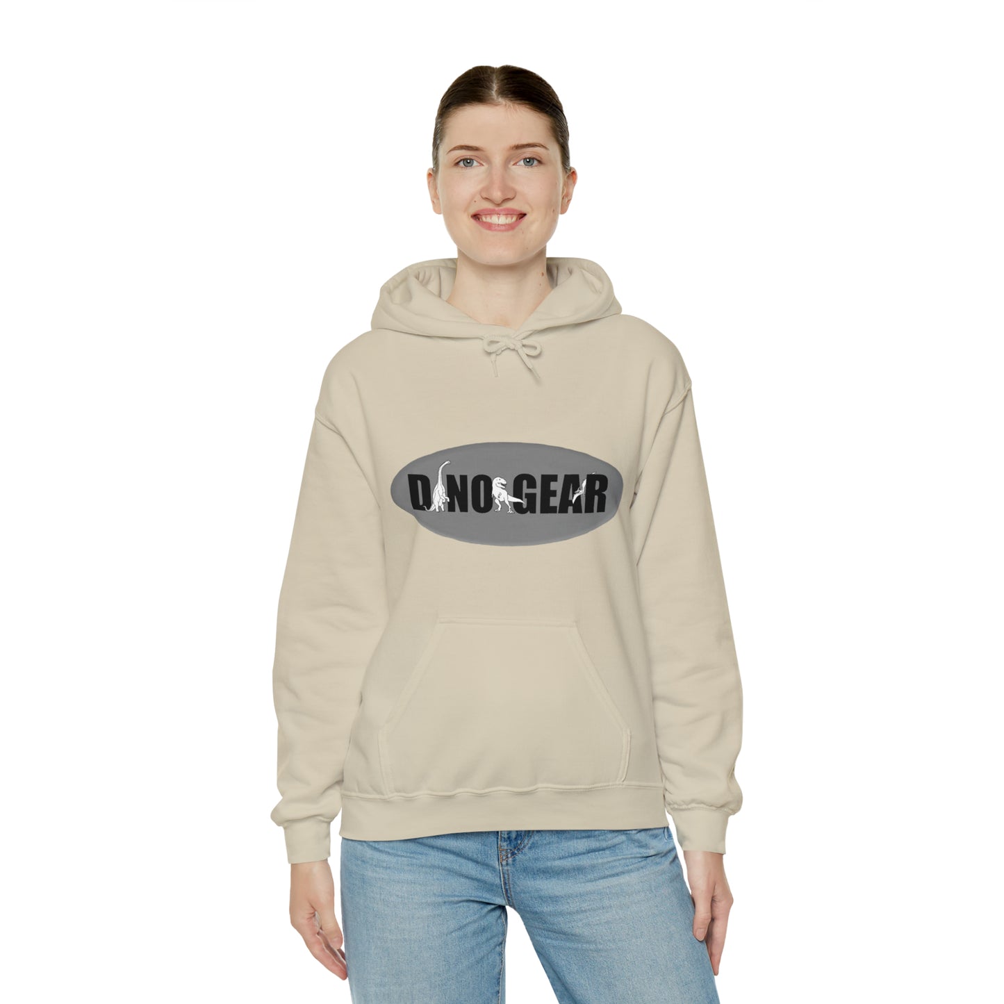 Dino-Gear Logo - Unisex Heavy Blend™ Hooded Sweatshirt