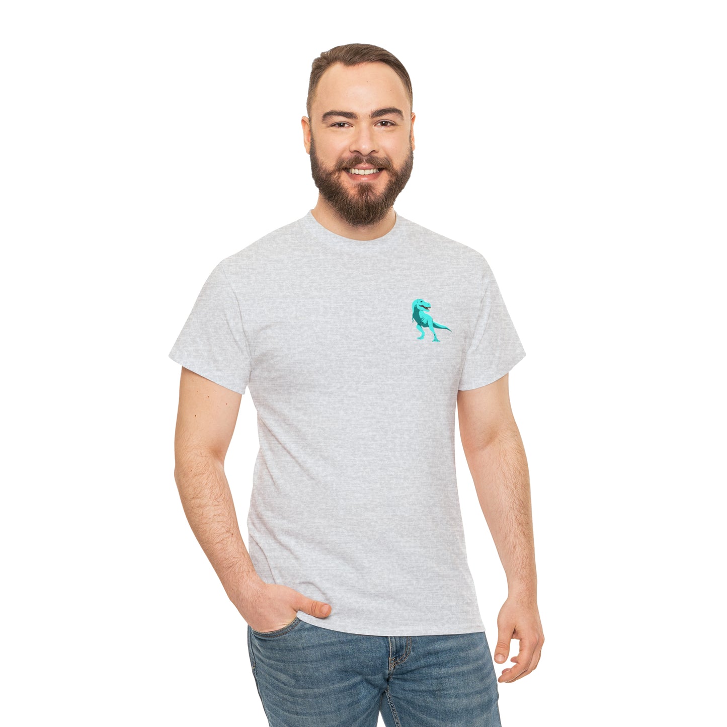 Sky Blue Rex - Unisex Heavy Cotton Tee