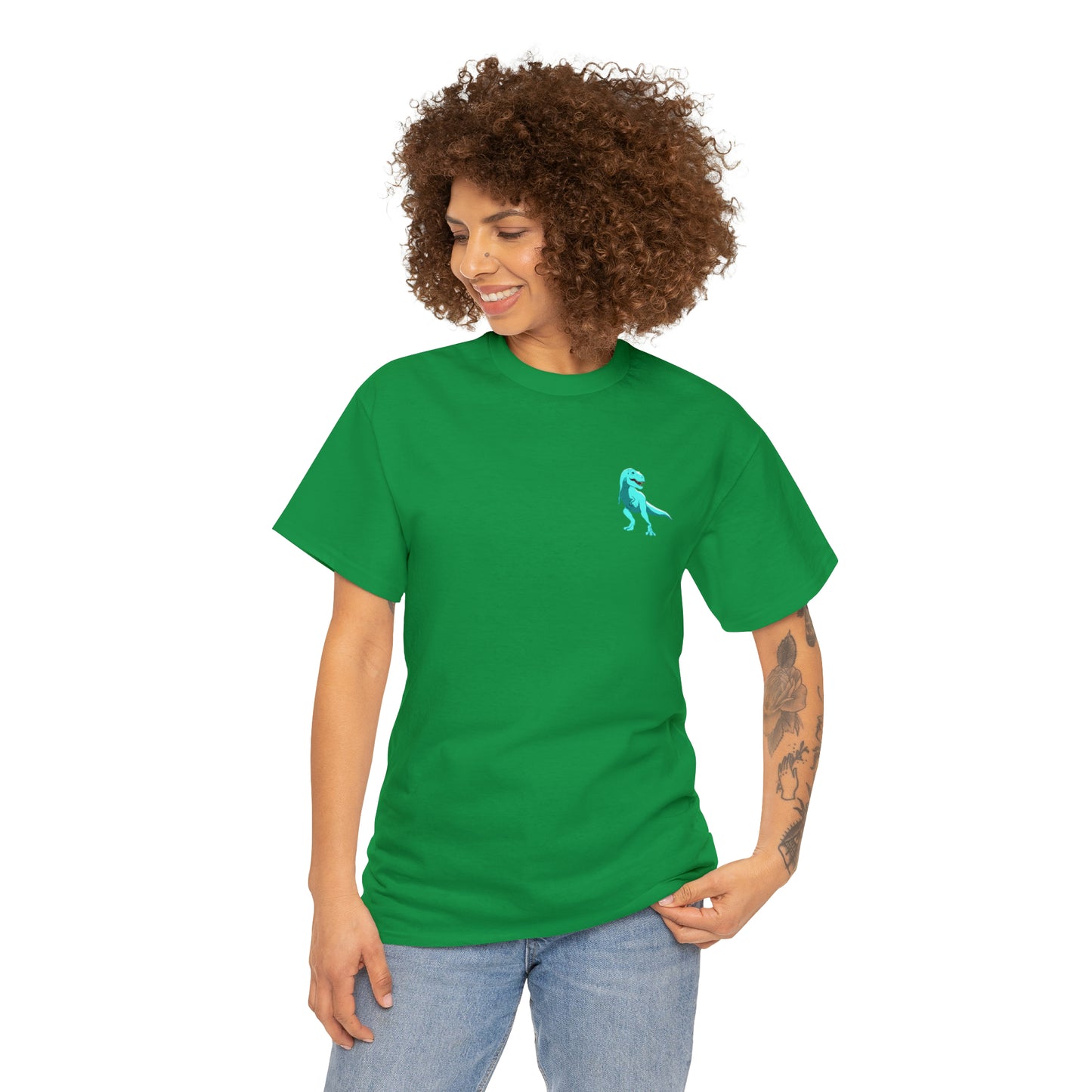 Sky Blue Rex - Unisex Heavy Cotton Tee