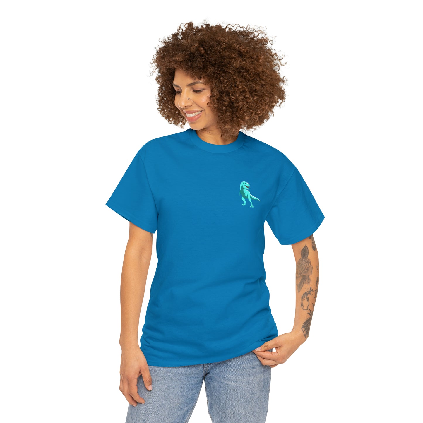 Sky Blue Rex - Unisex Heavy Cotton Tee