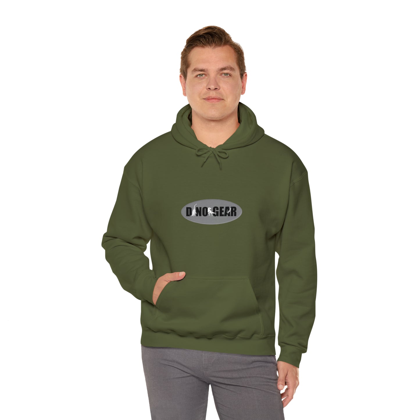 Dino-Gear: Fireman Rex - Unisex Heavy Blend™ Hooded Sweatshirt