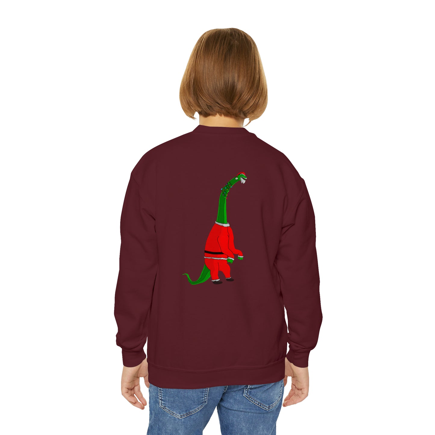 Santa Bronto - Youth Crewneck Sweatshirt