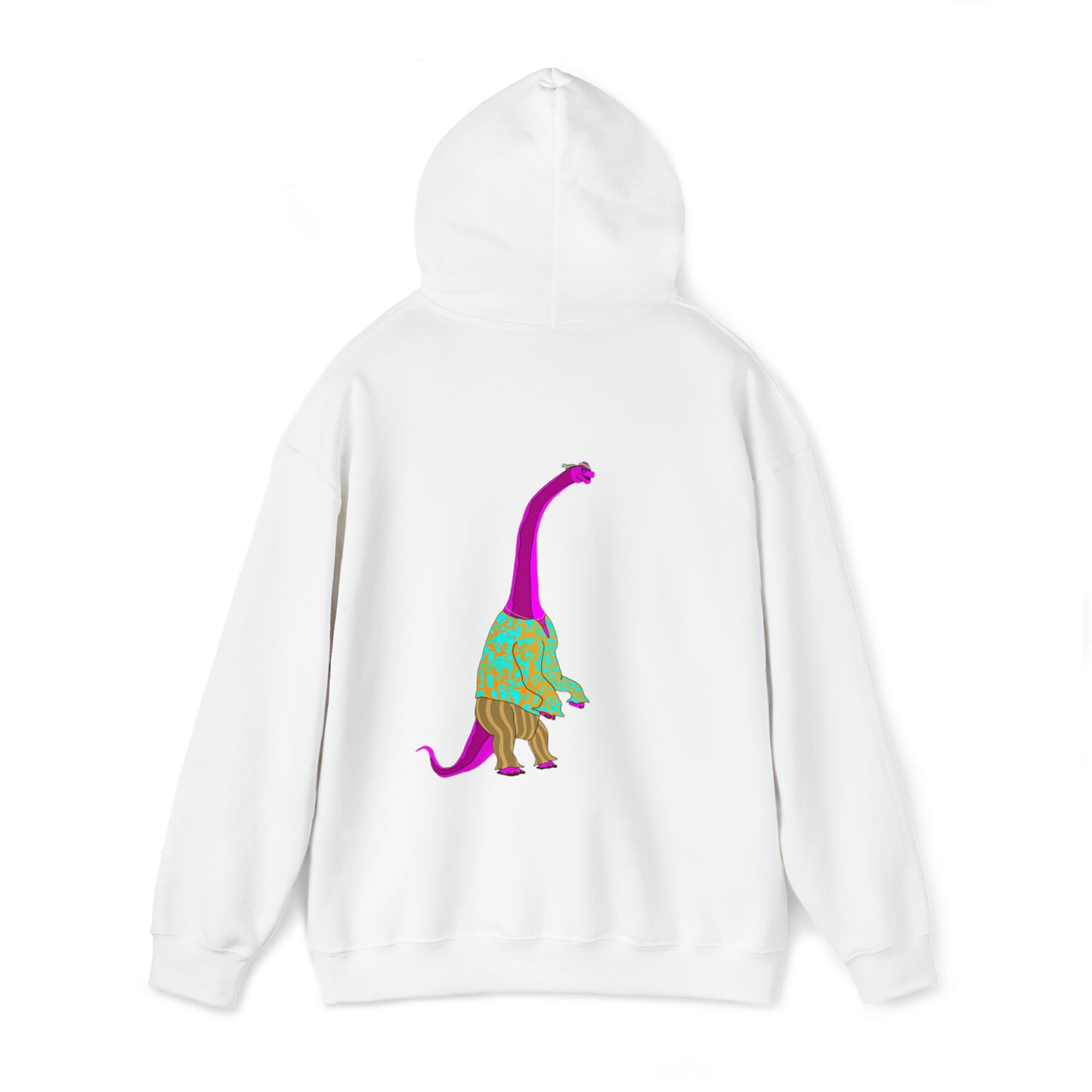 Dino-Gear: Groovy Bronto - Unisex Heavy Blend™ Hooded Sweatshirt