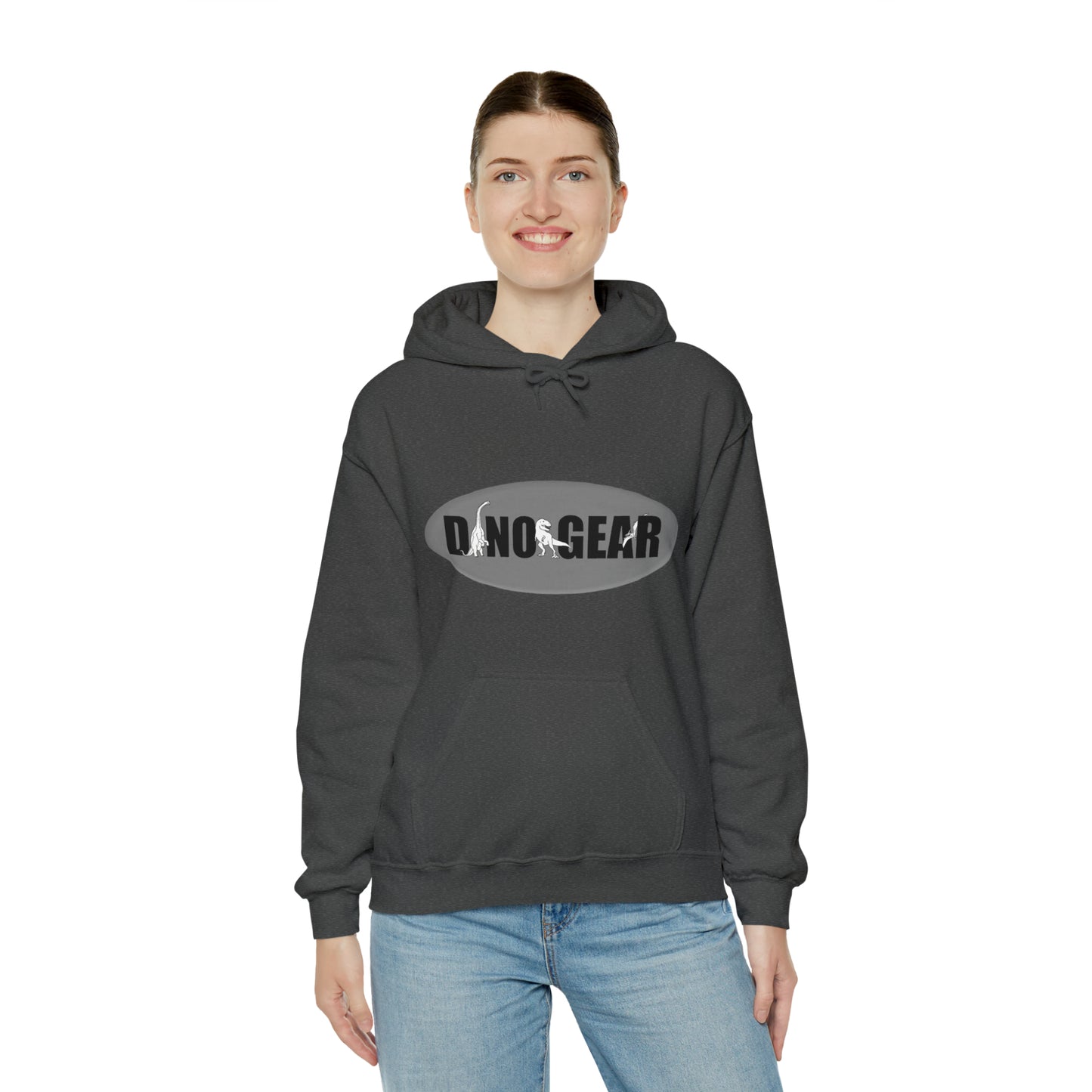 Dino-Gear Logo - Unisex Heavy Blend™ Hooded Sweatshirt