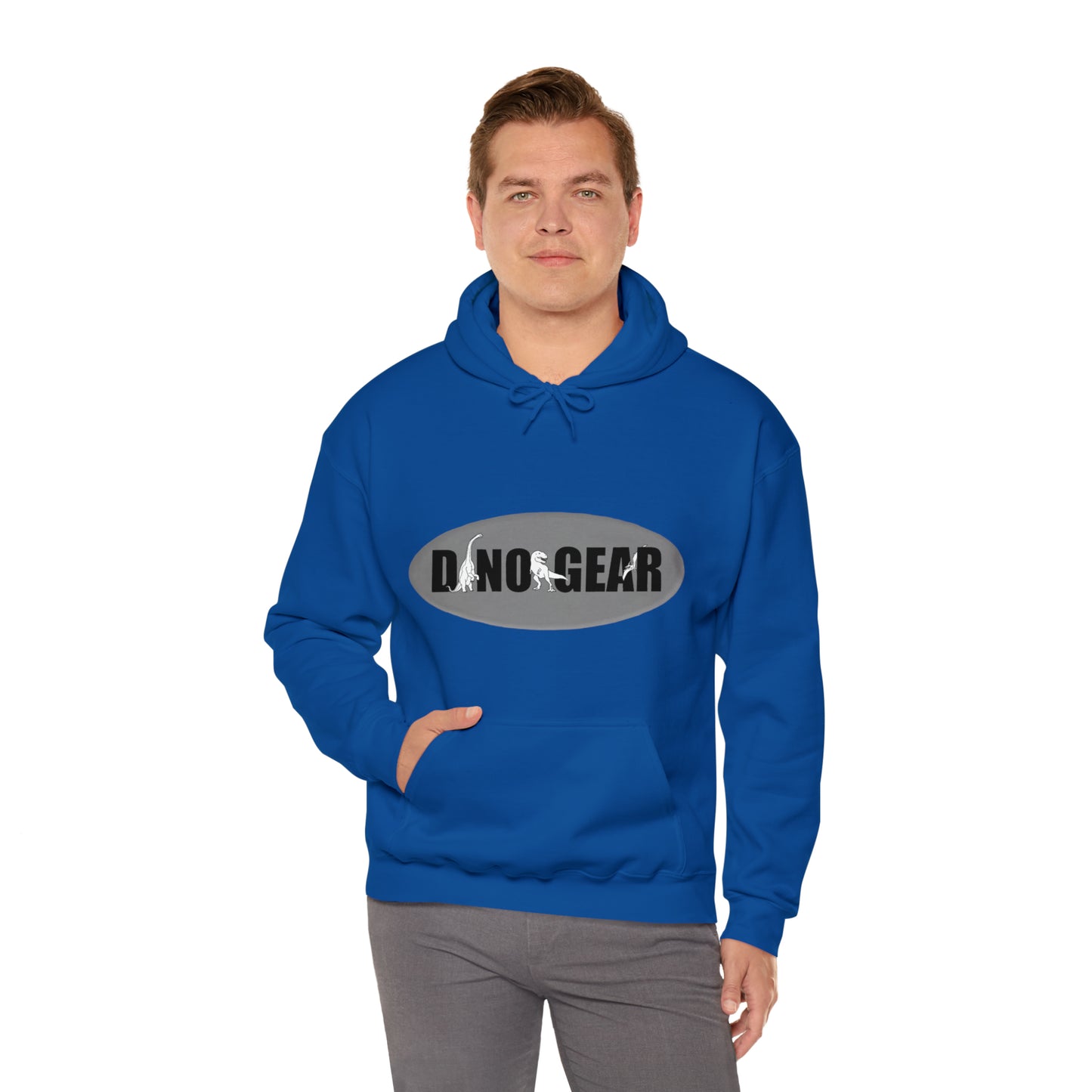 Dino-Gear Logo - Unisex Heavy Blend™ Hooded Sweatshirt