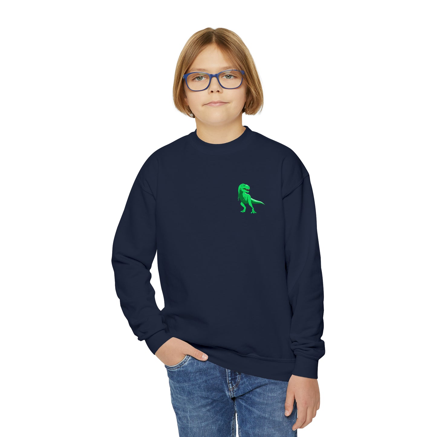 Dino-Gear: Rex - Youth Crewneck Sweatshirt