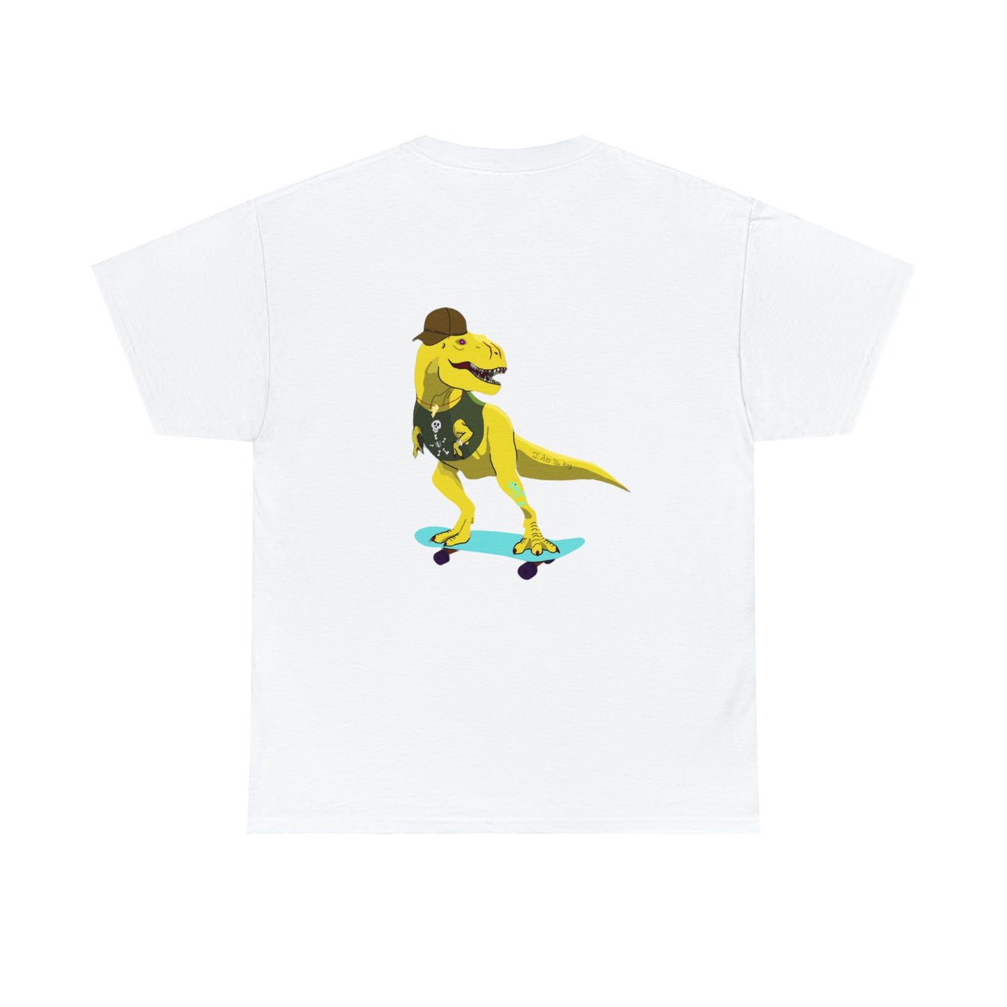 Dino-Gear: Skater Rex - Unisex Heavy Cotton Tee