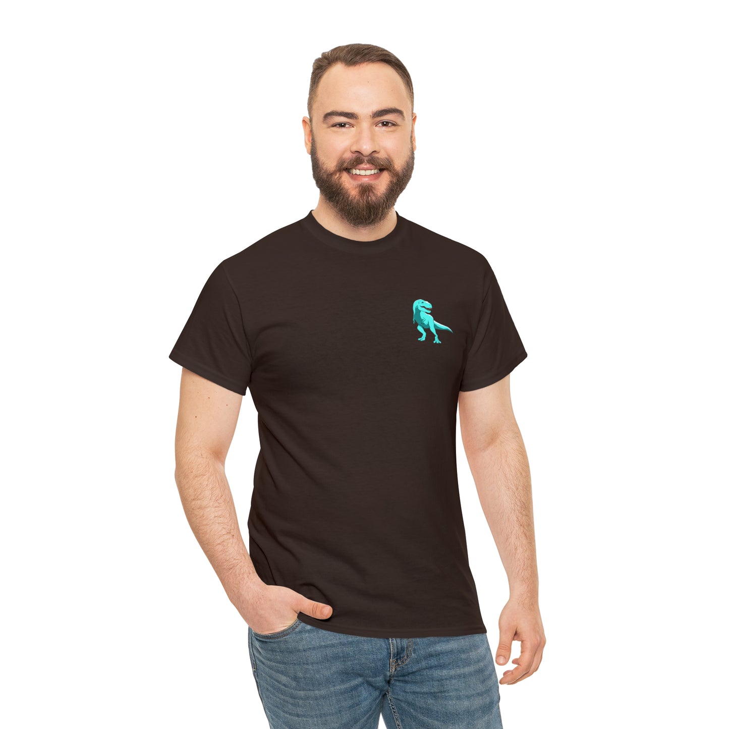 Sky Blue Rex - Unisex Heavy Cotton Tee