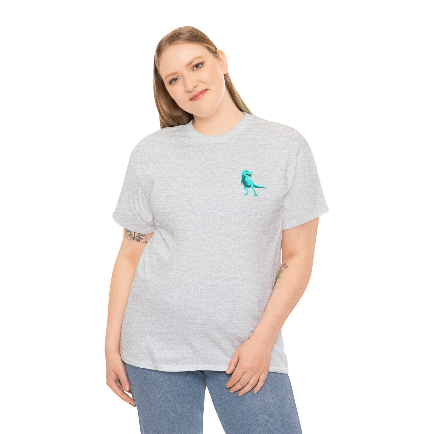 Sky Blue Rex - Unisex Heavy Cotton Tee