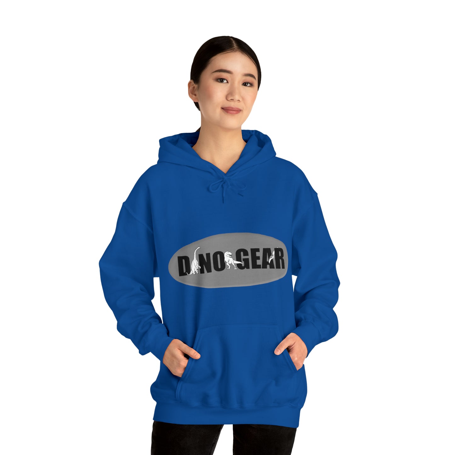 Dino-Gear Logo - Unisex Heavy Blend™ Hooded Sweatshirt