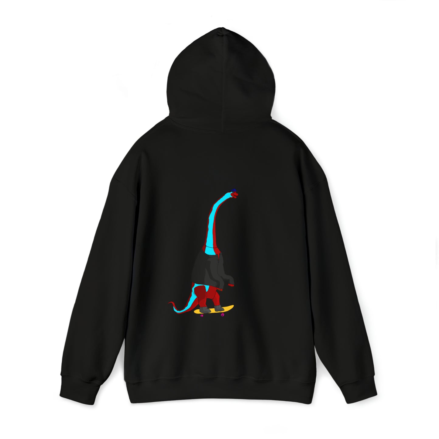 Dino-Gear: Skater Bronto - Unisex Heavy Blend™ Hooded Sweatshirt