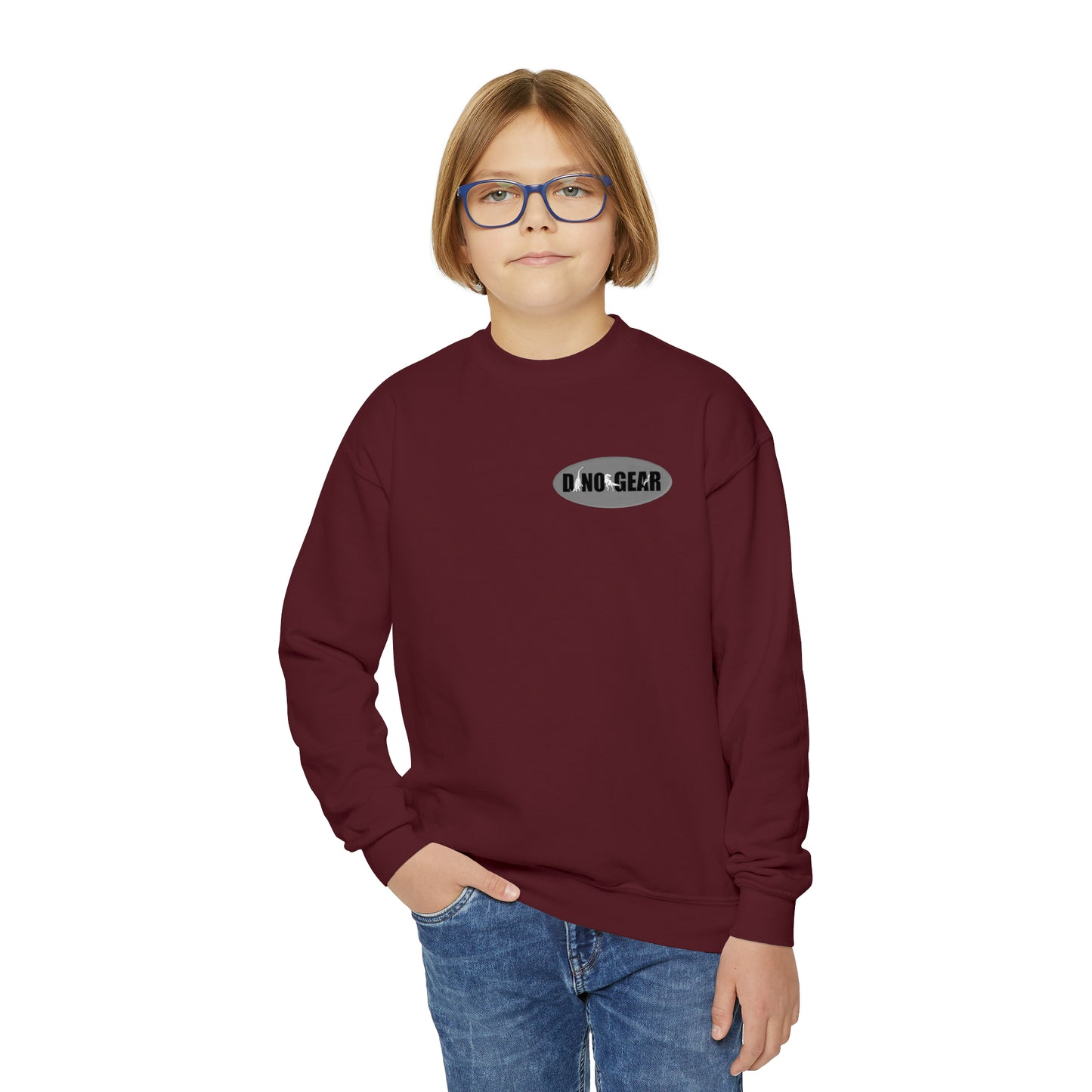 Dino-Gear: Fireman Rex - Youth Crewneck Sweatshirt