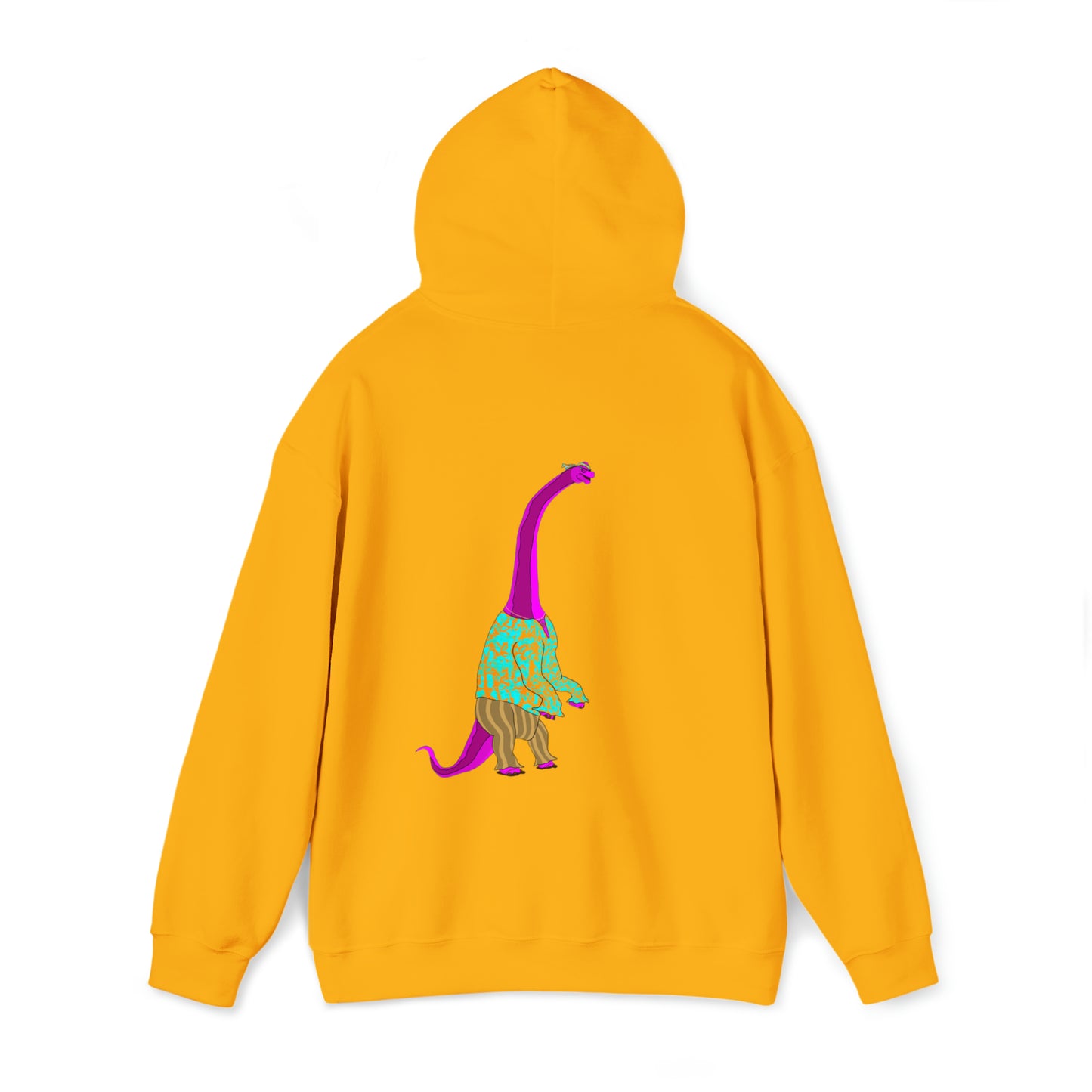 Dino-Gear: Groovy Bronto - Unisex Heavy Blend™ Hooded Sweatshirt