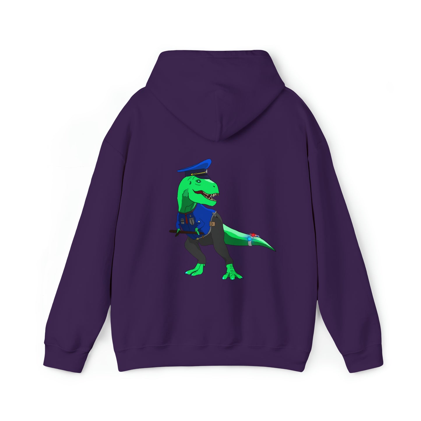 Dino-Gear: Police Rex - Unisex Heavy Blend™ Hooded Sweatshirt