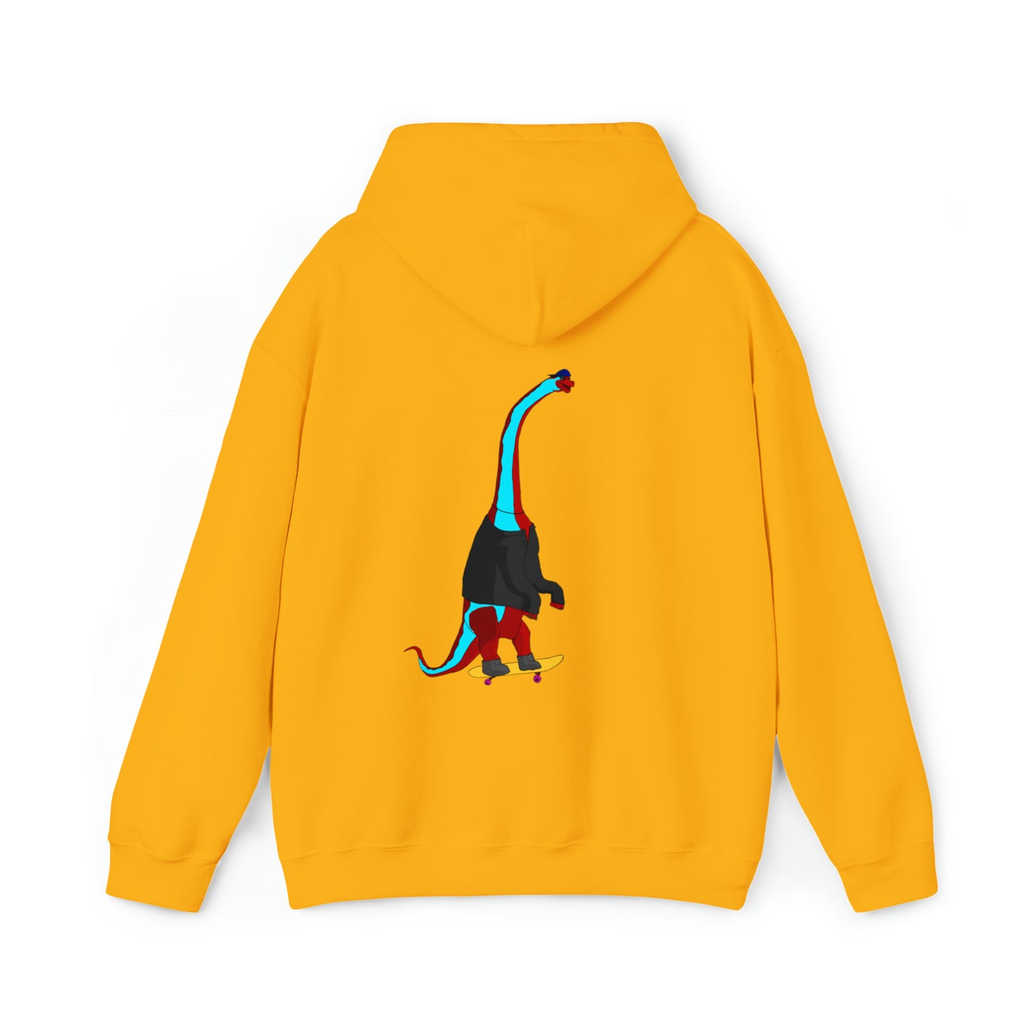 Dino-Gear: Skater Bronto - Unisex Heavy Blend™ Hooded Sweatshirt