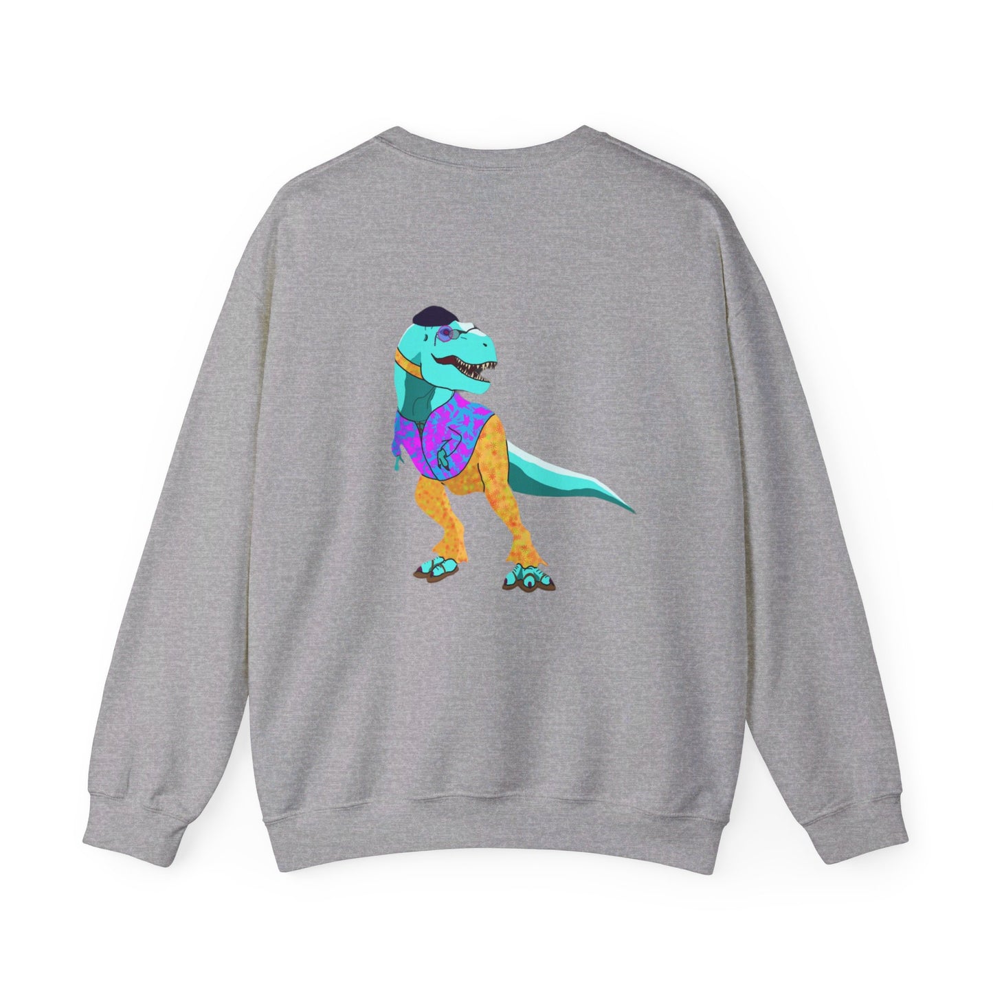 Groovy Rex - Unisex Heavy Blend™ Crewneck Sweatshirt