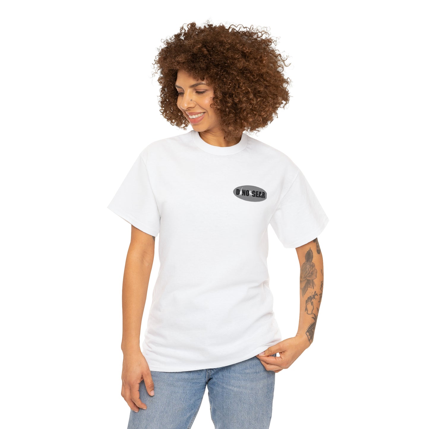 Dino-Gear: Skater Rex - Unisex Heavy Cotton Tee