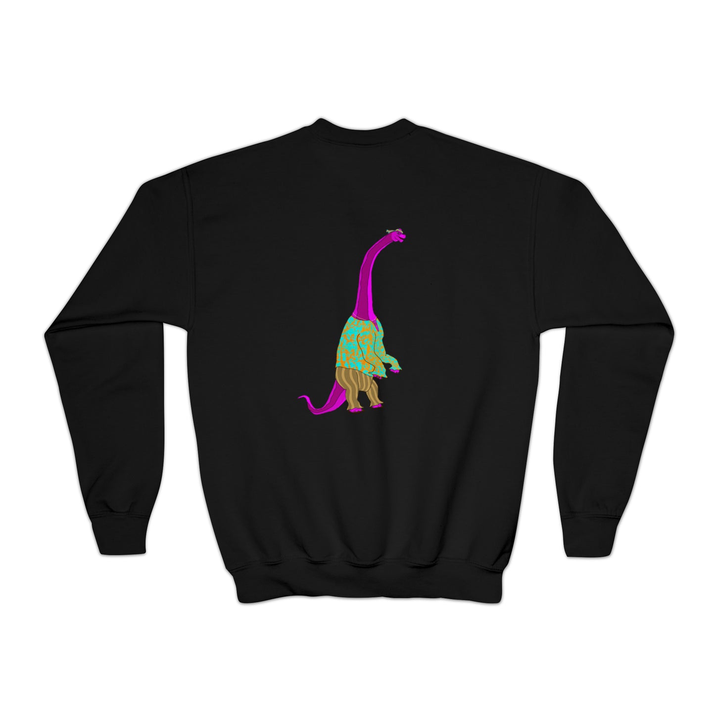 Dino-Gear: Groovy Bronto - Youth Crewneck Sweatshirt