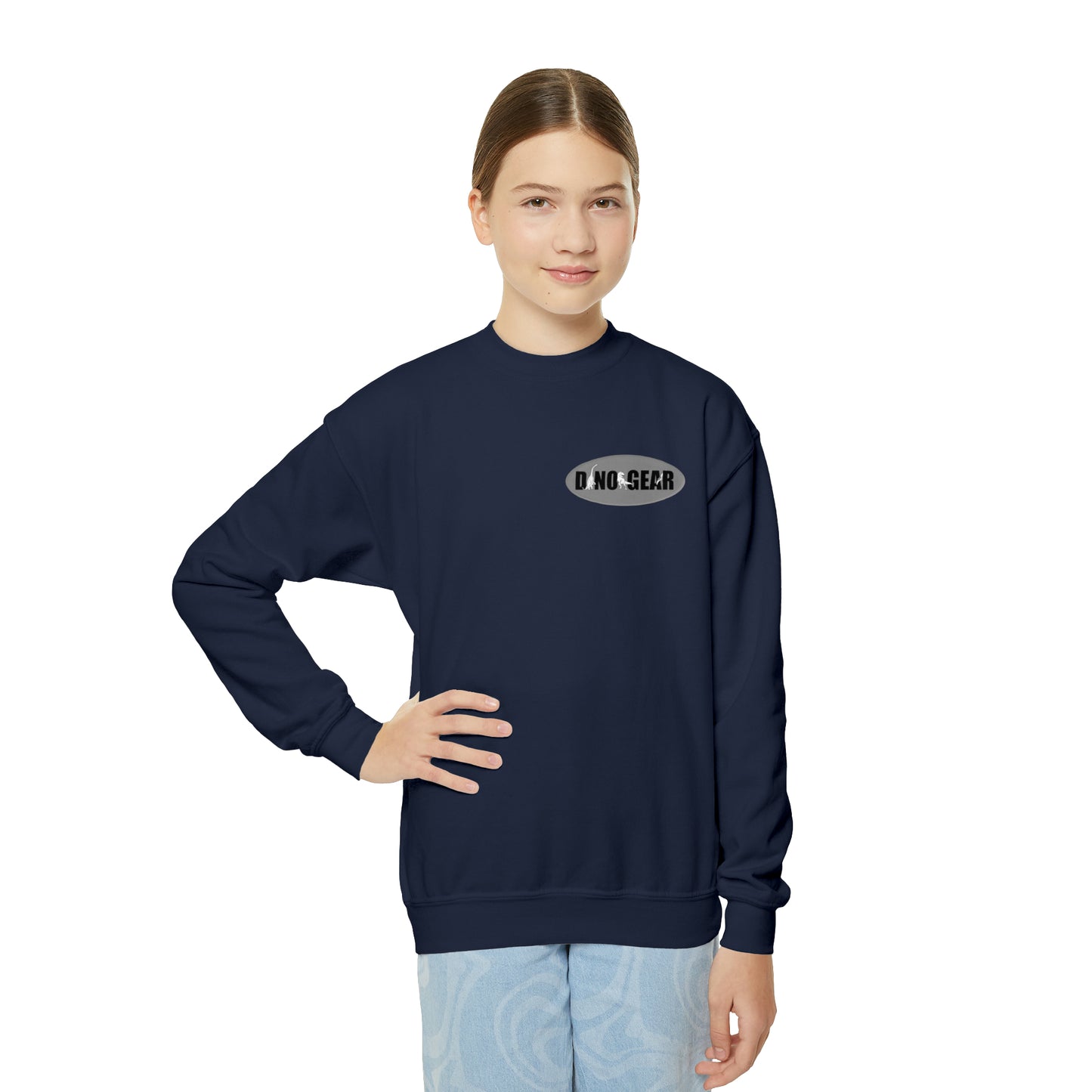 Dino-Gear: Fireman Rex - Youth Crewneck Sweatshirt