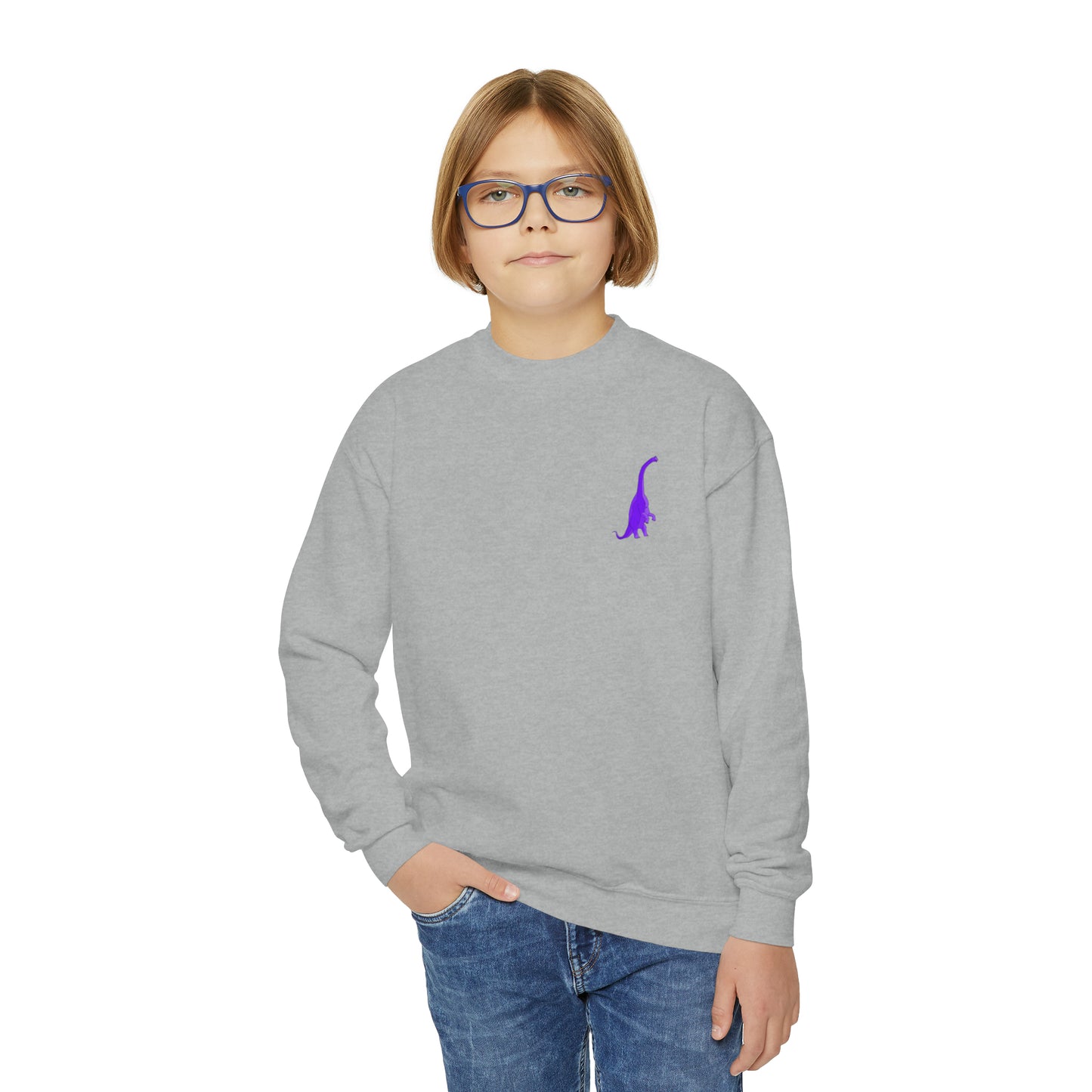 Purple Bronto - Youth Crewneck Sweatshirt