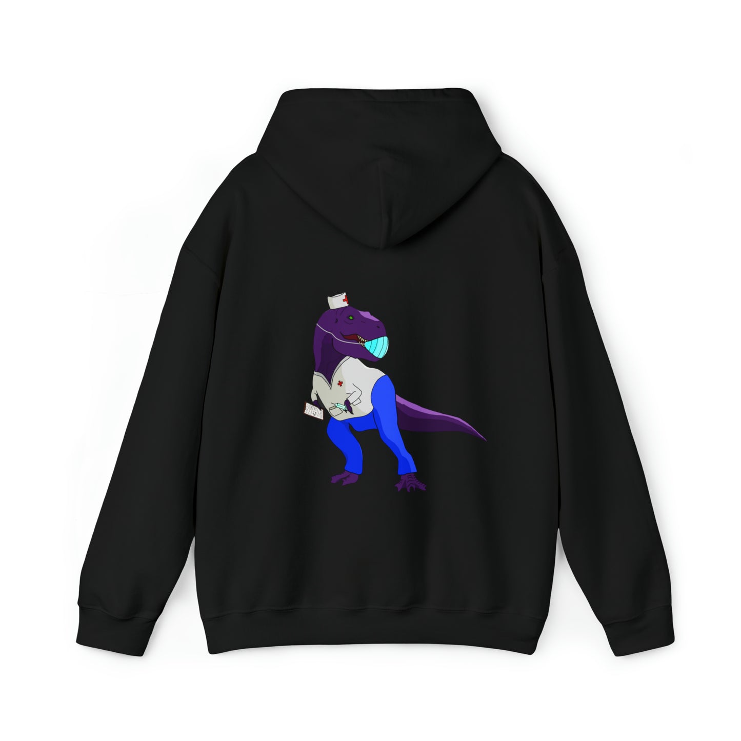 Dino-Gear: Nurse Rex - Unisex Heavy Blend™ Hooded Sweatshirt