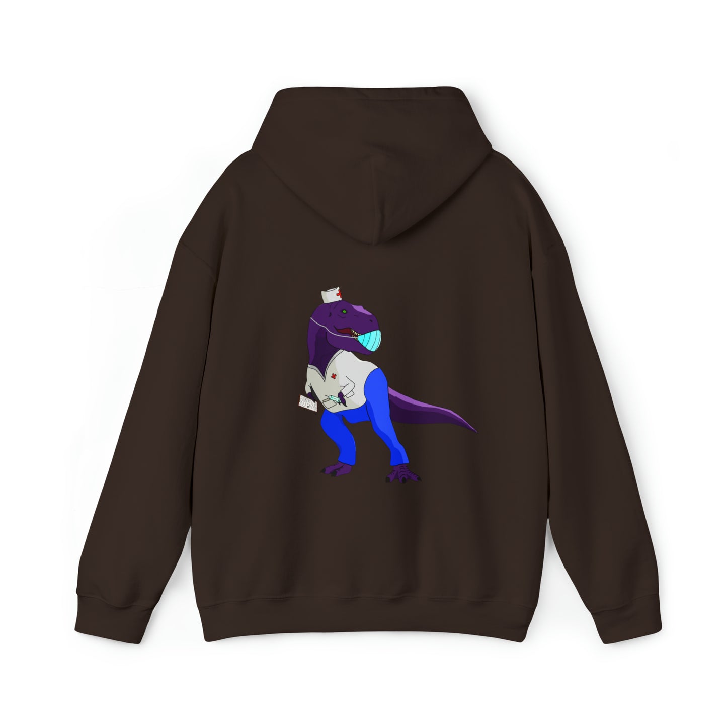 Dino-Gear: Nurse Rex - Unisex Heavy Blend™ Hooded Sweatshirt