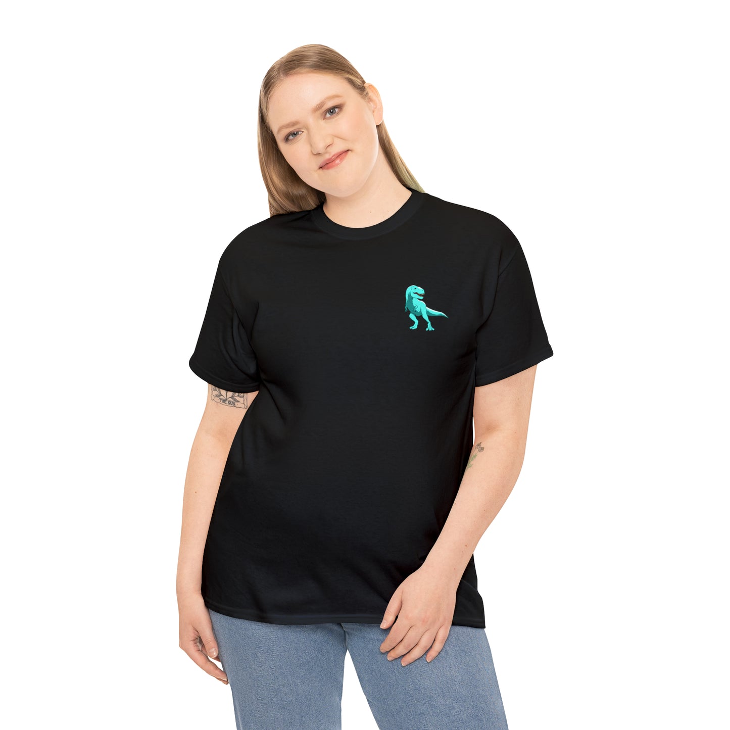 Sky Blue Rex - Unisex Heavy Cotton Tee