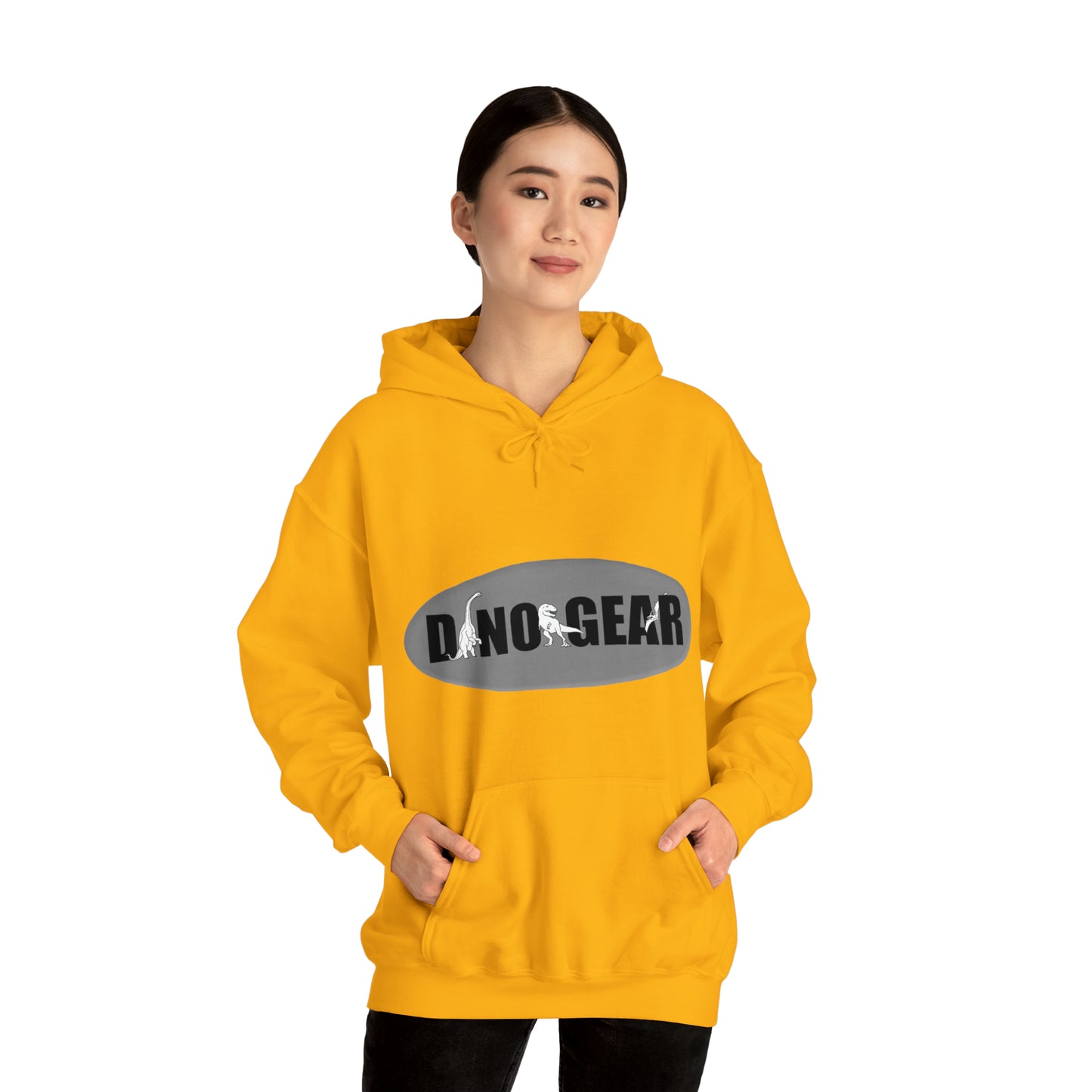 Dino-Gear Logo - Unisex Heavy Blend™ Hooded Sweatshirt