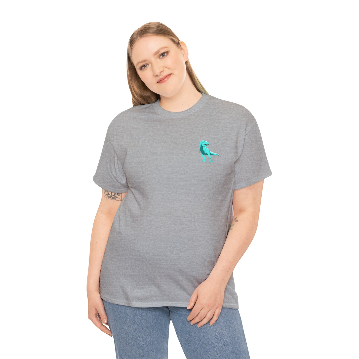 Sky Blue Rex - Unisex Heavy Cotton Tee