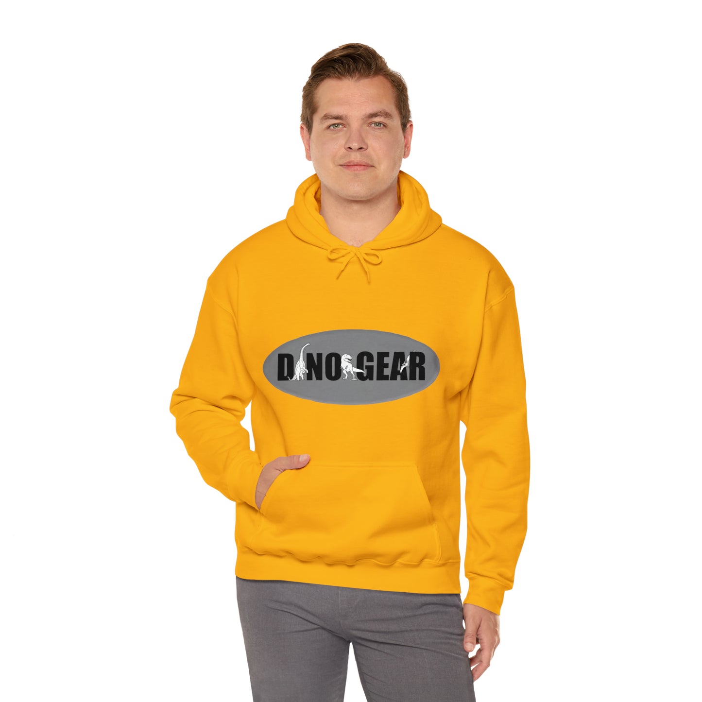 Dino-Gear Logo - Unisex Heavy Blend™ Hooded Sweatshirt