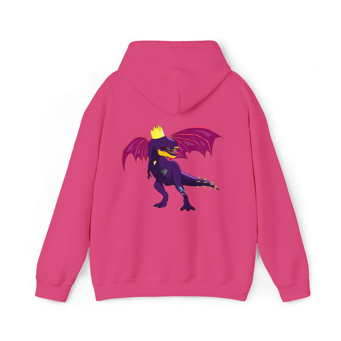 Dino-Gear: Winged King Rex - Unisex Heavy Blend™ Hooded Sweatshirt