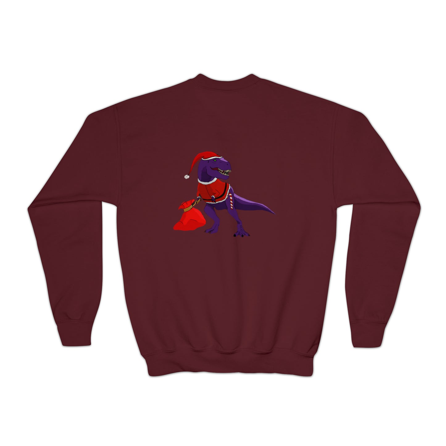 Santa Rex - Youth Crewneck Sweatshirt