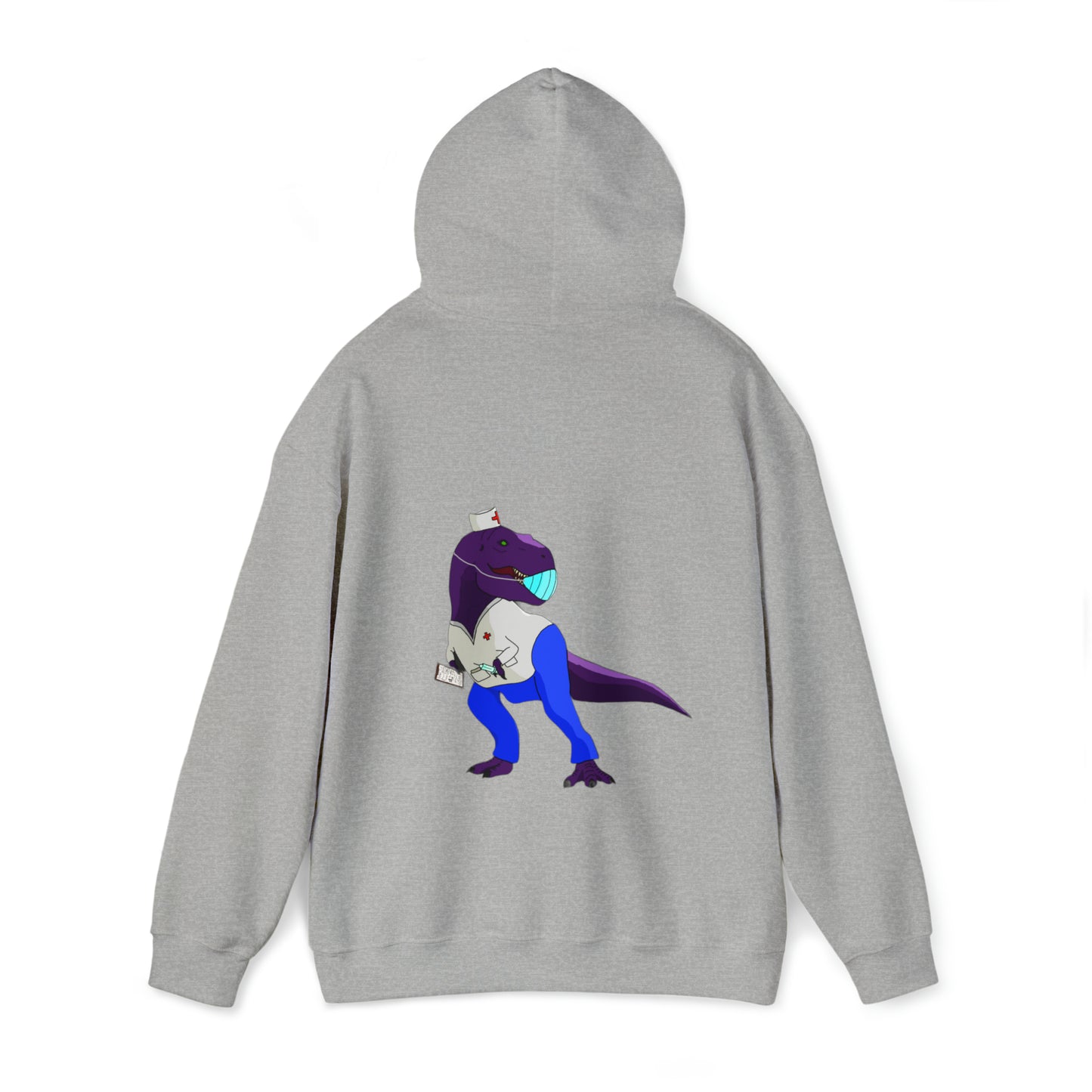 Dino-Gear: Nurse Rex - Unisex Heavy Blend™ Hooded Sweatshirt