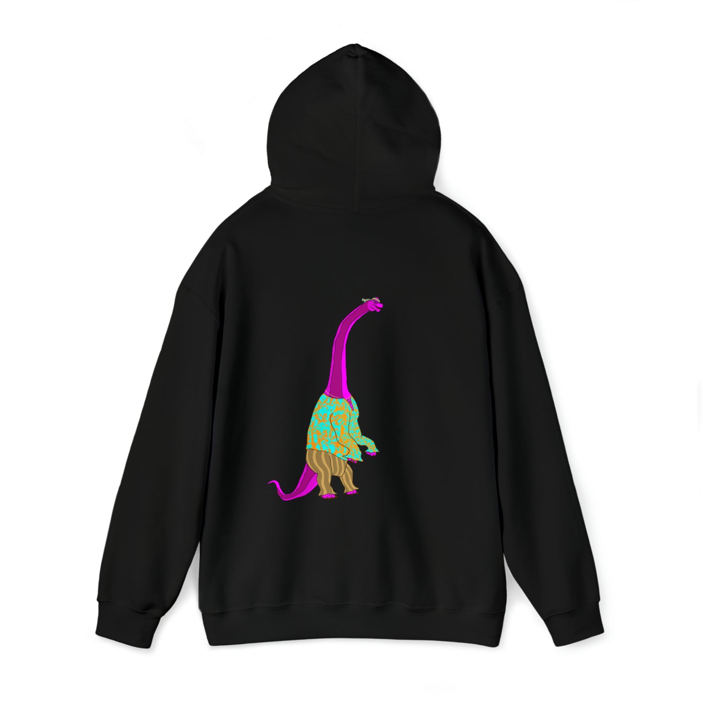 Dino-Gear: Groovy Bronto - Unisex Heavy Blend™ Hooded Sweatshirt