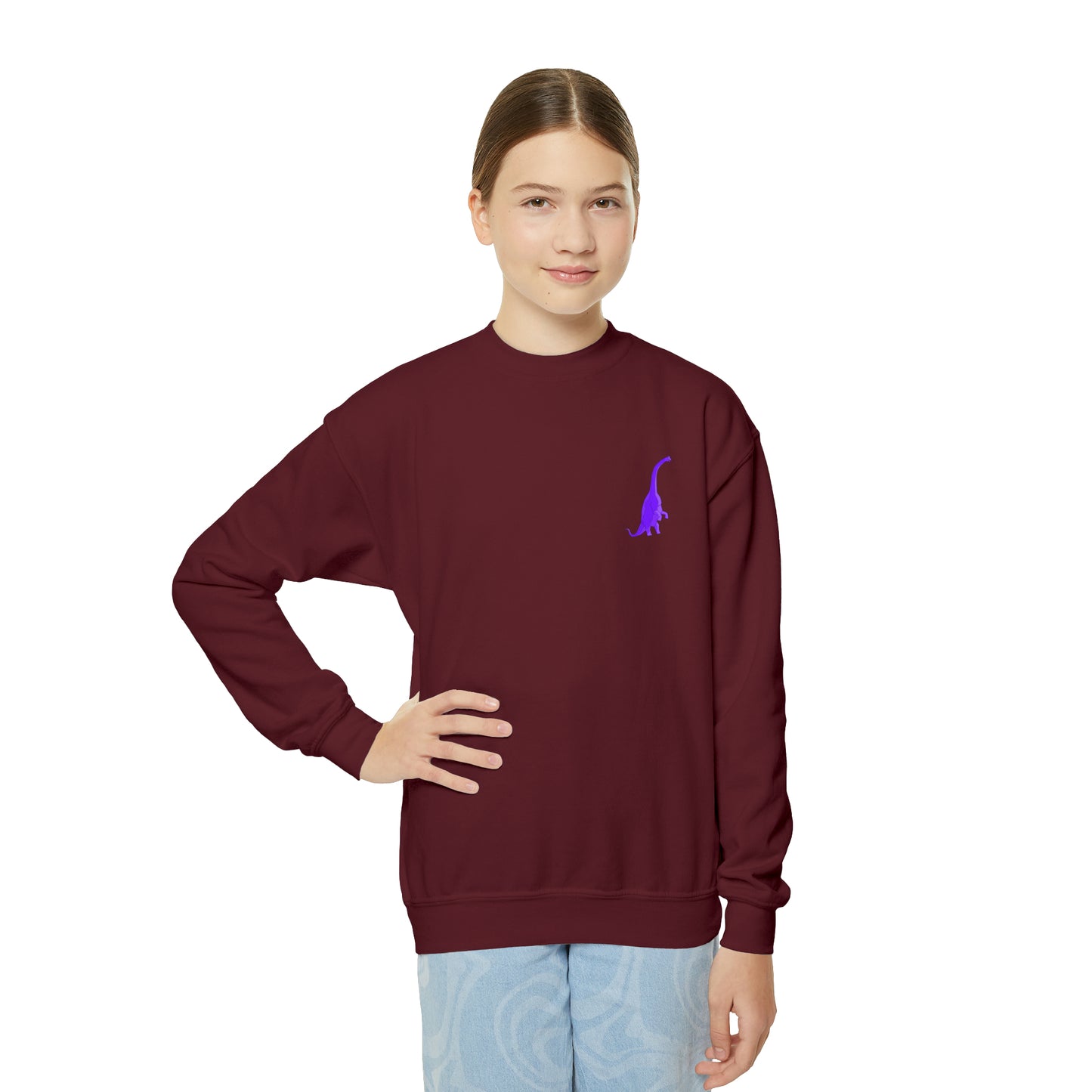 Purple Bronto - Youth Crewneck Sweatshirt