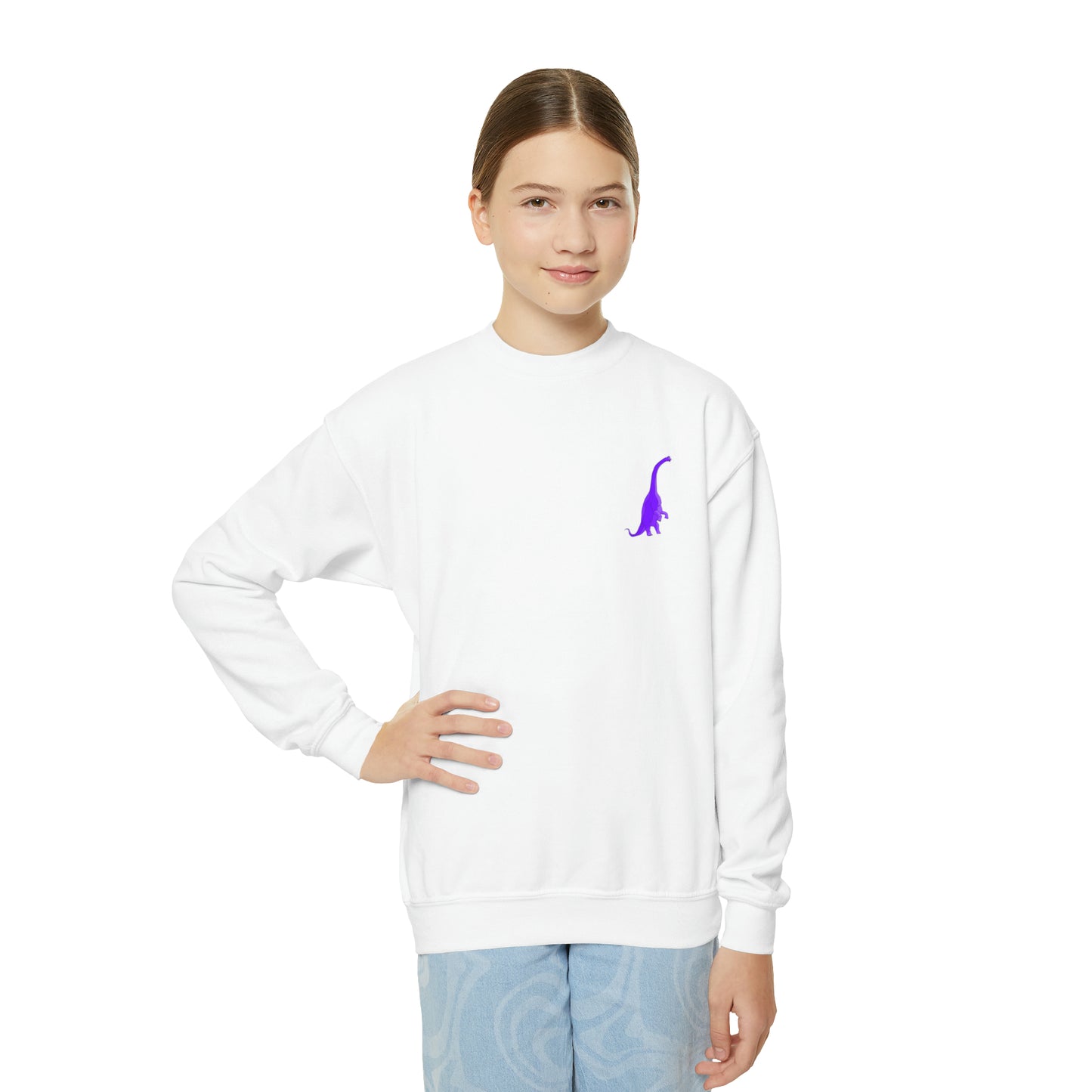 Purple Bronto - Youth Crewneck Sweatshirt