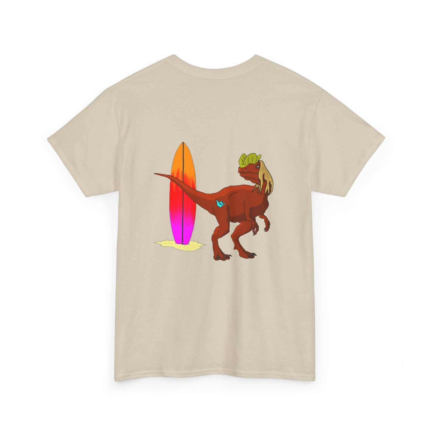 Surfing Dilophosaurus