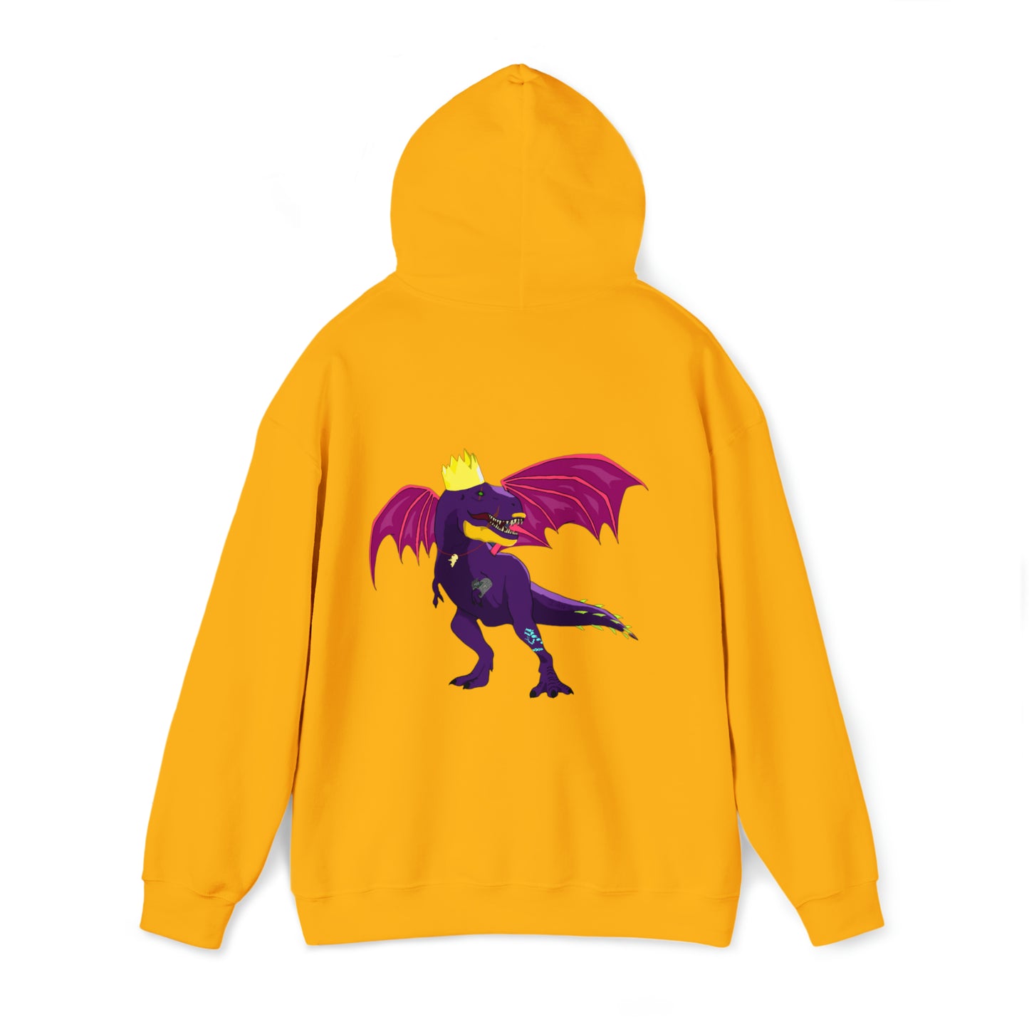 Dino-Gear: Winged King Rex - Unisex Heavy Blend™ Hooded Sweatshirt