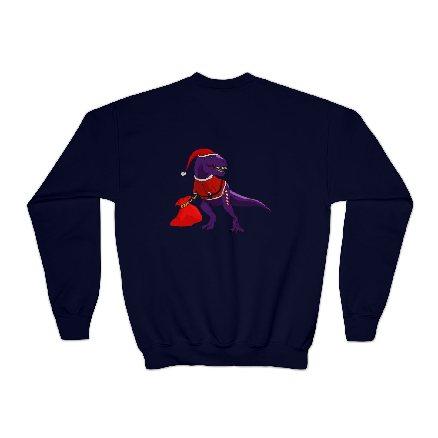 Santa Rex - Youth Crewneck Sweatshirt